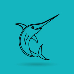 fish icon design 