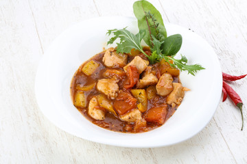 Stir-fry chicken breast