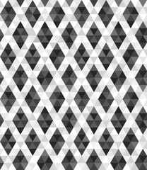 Abstract geometric tiles of rhombus triangle seamless pattern background, Vector illustration