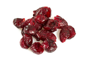 dried cranberry isolated on white
