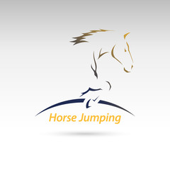 Horse Jumping Logo
