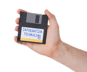 Floppy disk, data storage support