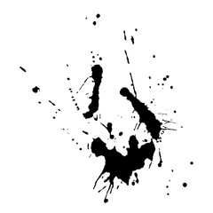 Obraz premium Vector ink blot.
