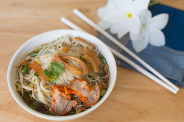 rice vermicelli noodle soup