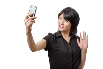 Fototapeta premium taking a selfie