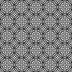 Repeating monochrome curved line pattern
