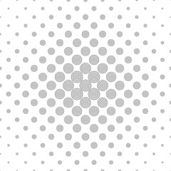 Black and white circle pattern
