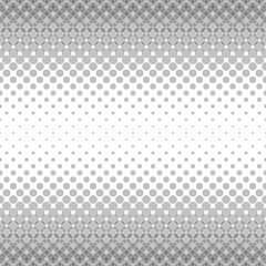 Seamless monochrome circle pattern background
