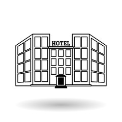 Hotel vector illustration , vector icon