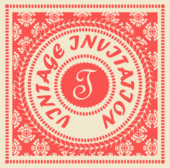 save the date wedding invitation template vector illustration