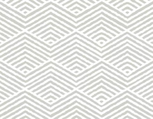 Behang Zwart wit geometrisch modern Naadloze Vector geometrische patroon. Herhalend geometrisch structuurpatroon. Vector illustratie.