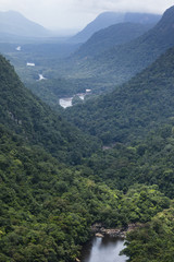 Kaieteur waterfall valley