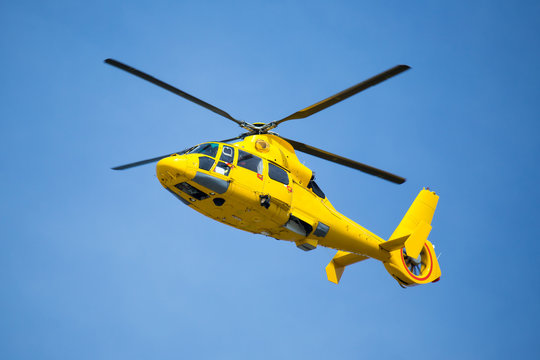 Hubschrauber - gelb