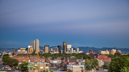 Fototapeta na wymiar Downtown Denver Skyline 