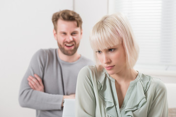 Man Having Argument With Woman