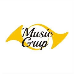 elegant and impressive music logo template 