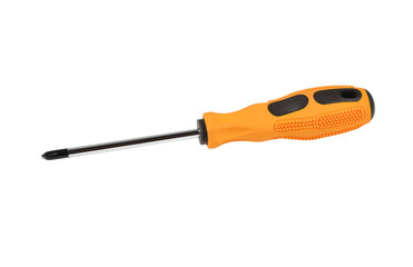 Screwdriver on white