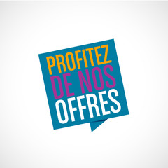 profitez de nos offres