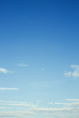 Obraz premium clear blue sky background