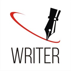 writer. legal lawyer symbol.