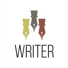 writer. legal lawyer symbol.