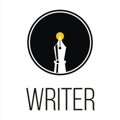 writer. legal lawyer symbol.
