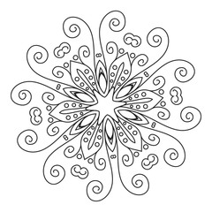 Mandala lace vector