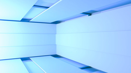 Abstract Architecture room Background 3d