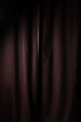 brown curtain