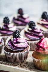 berry cupcakes