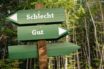 Schild 99 - Schlecht