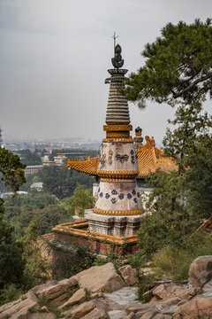 Forbidden City temple spires, Beijing, China