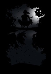 Assassin in ambush © sargotkitte