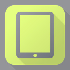 Tablet flat Icon Vector