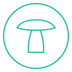Mushroom line icon.