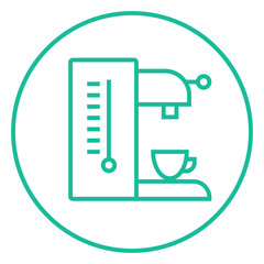 Coffee maker line icon.
