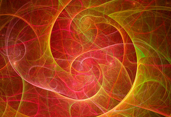 Abstract fractal illustration for creative design