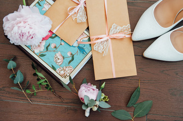 bridal garter with other details