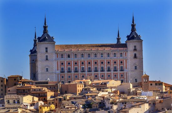 Alcazar Fortress Medieval City Toledo Spain