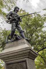 Fototapeta na wymiar War memorial erected in Charlottetown