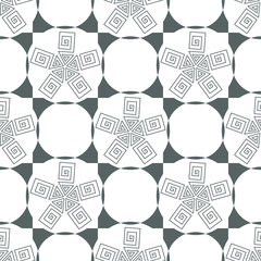 Black and white geometric pattern, background.