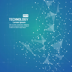 Point and curve constructed the sphere wireframe