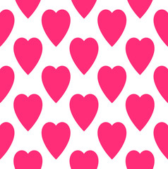 Heart seamless pattern.