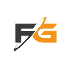 FG initial logo with double swoosh