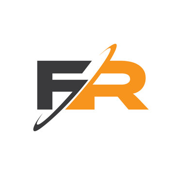 FR initial logo with double swoosh