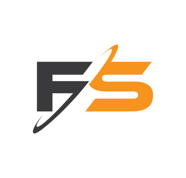 FS initial logo with double swoosh