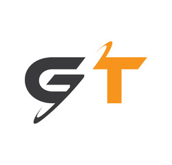 GT initial logo with double swoosh