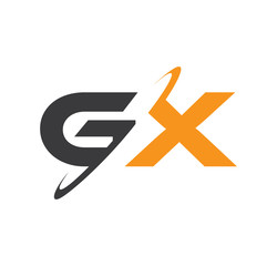 GX initial logo with double swoosh