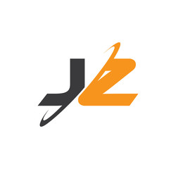 JZ initial logo with double swoosh