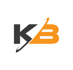 KB initial logo with double swoosh